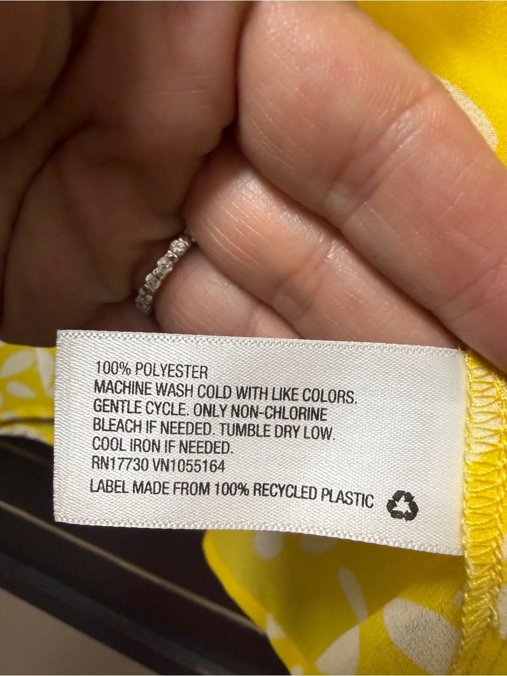 NWT A New Day Yellow Floral Balloon Sleeve Blouse Size Small - Picture 3 of 3